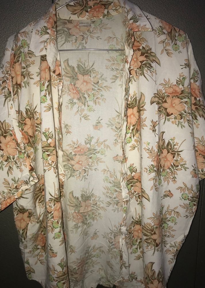 Floral Drop Shoulder Shirt