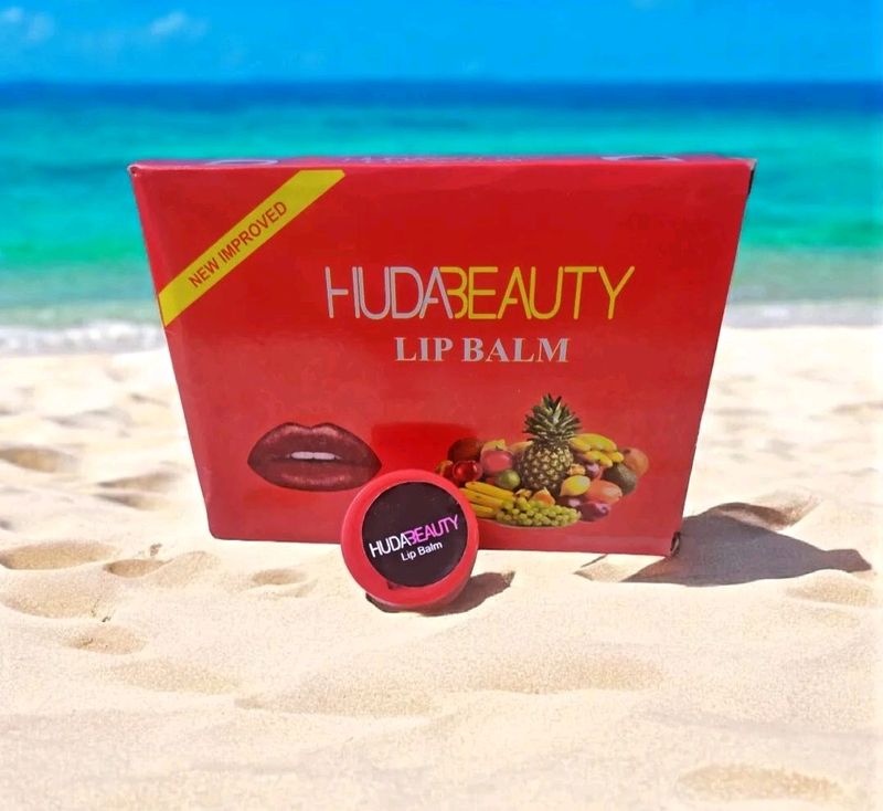 HUDA Beauty Lip Balm Strawberry 2 Peices