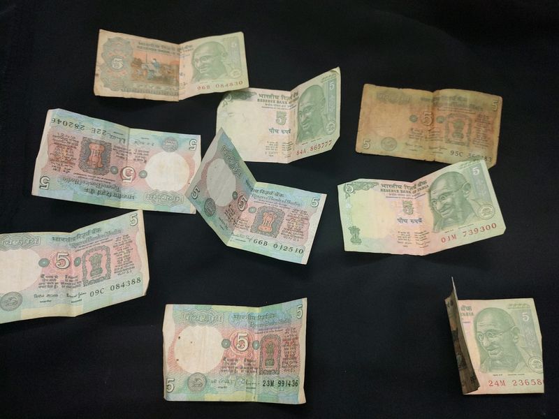 Very Old 5 ,10,20 Rs