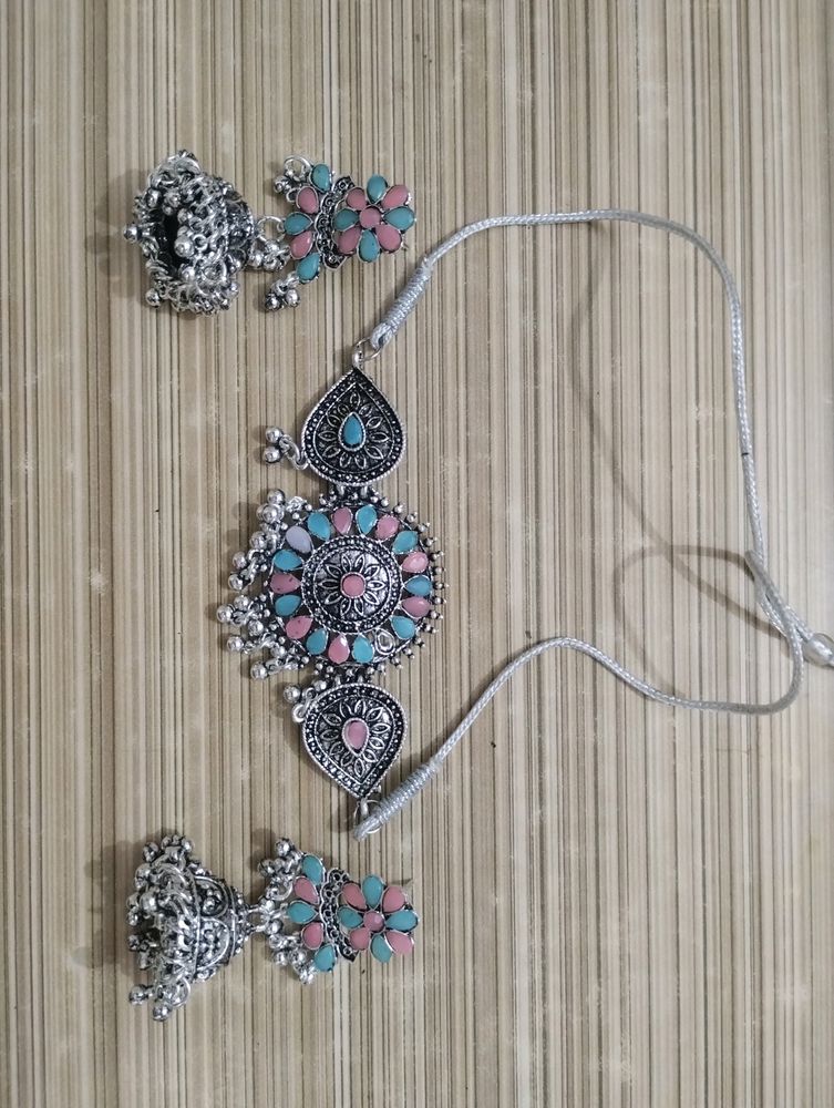 Oxidised Necklace Set Combo Pack Of 2