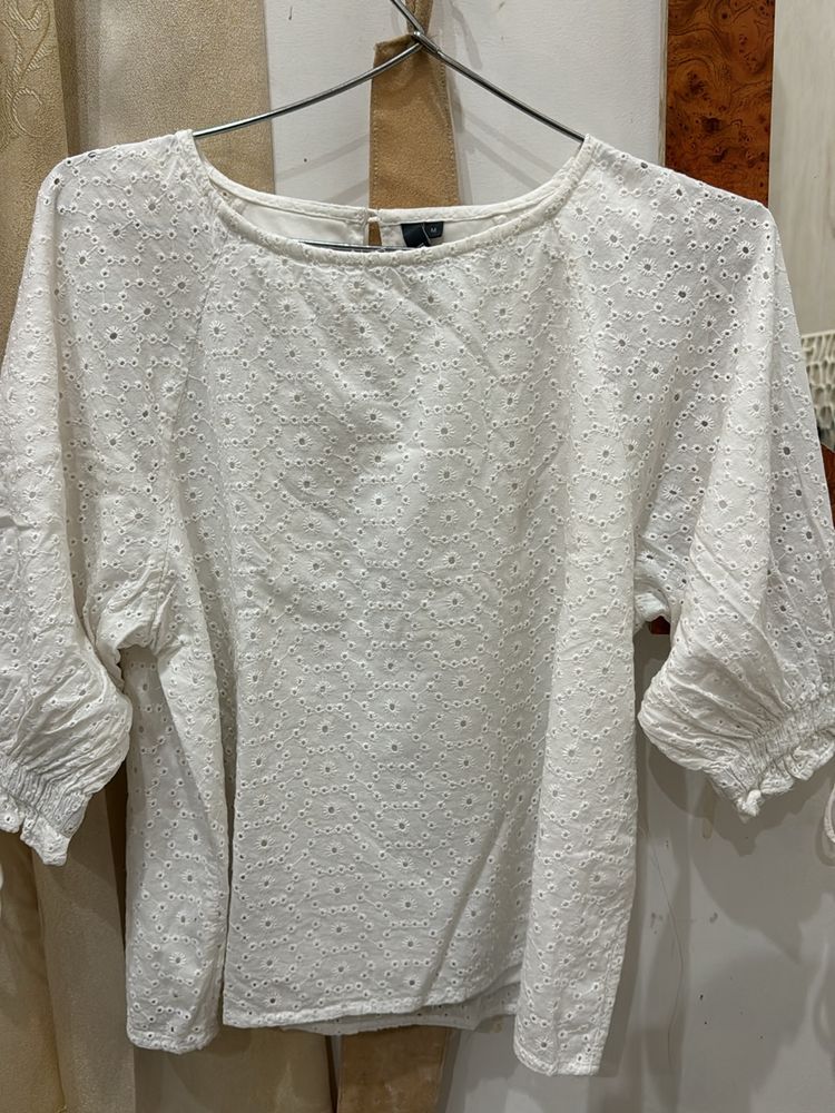 White Colour Top