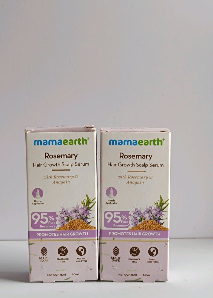 Combo Of 2 Mamaearth Rosemary Gair Growth Serum