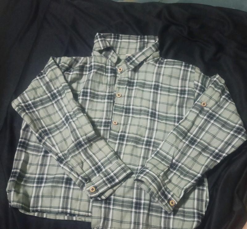 Crop Check Shirt XS/s