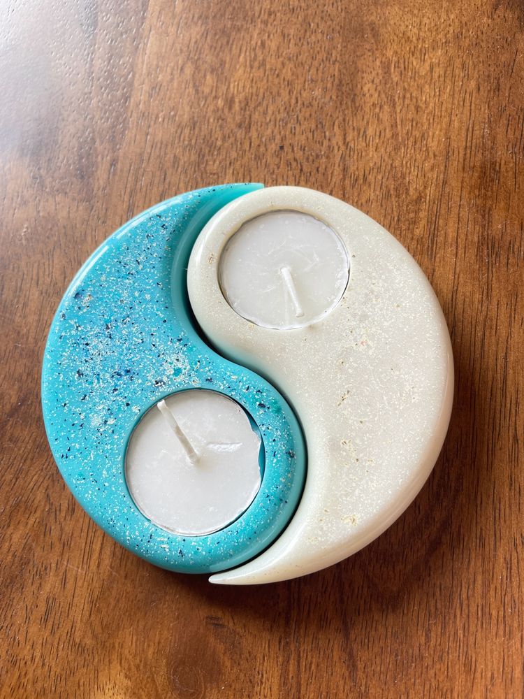 Yin Yang Reain Tealight Holders