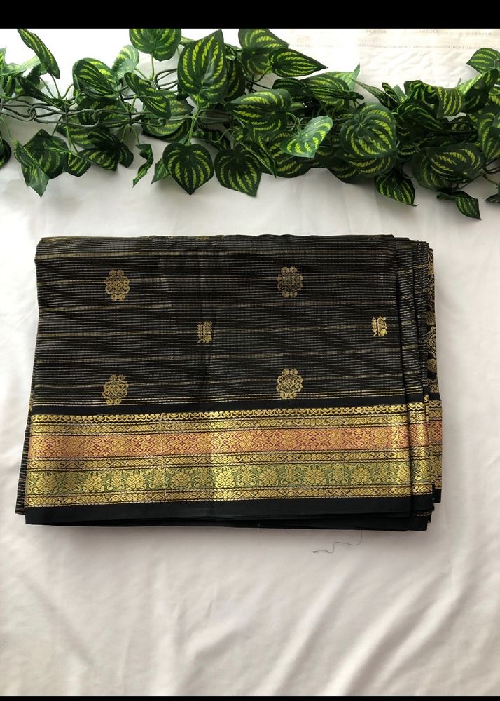 3 Sarees Combo(Black, Sea Green, Mustard Yellow)