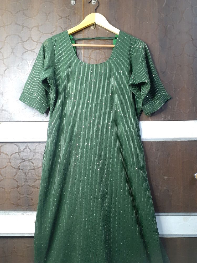 Sequence Dark Green Kurta Long.