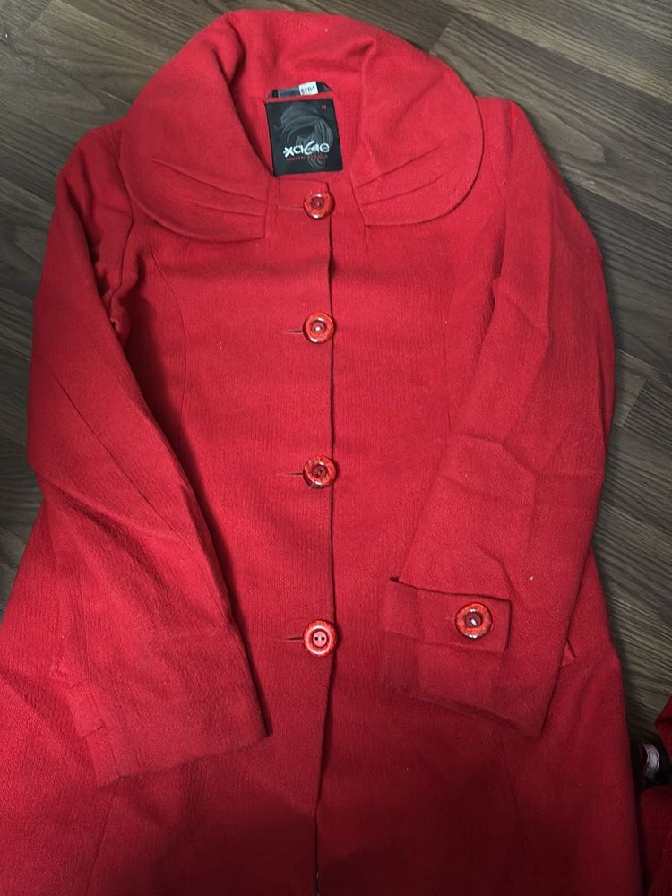 Red Woollen Coat