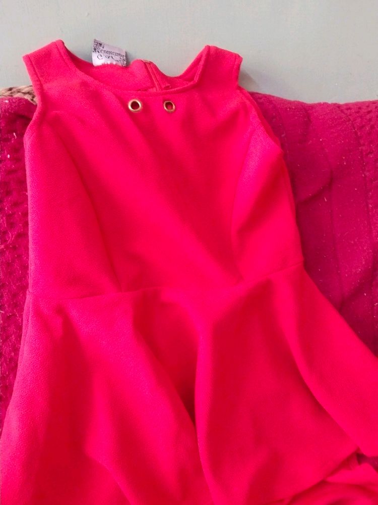 Red Frock Top