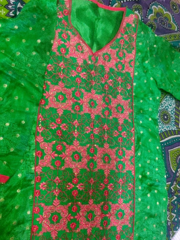 Green Kurta