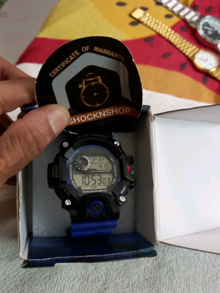 SHOCKNSHOP NEW SPORTS WATCH WITH ALL OPTIONS