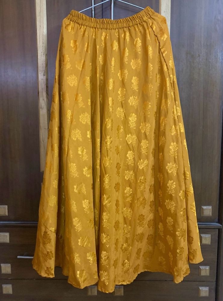 Ethnic Long Flared Skirt