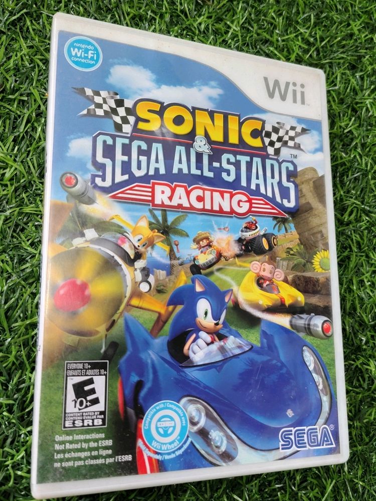 Nintendo Wii Sonic Sega All Stars Racing