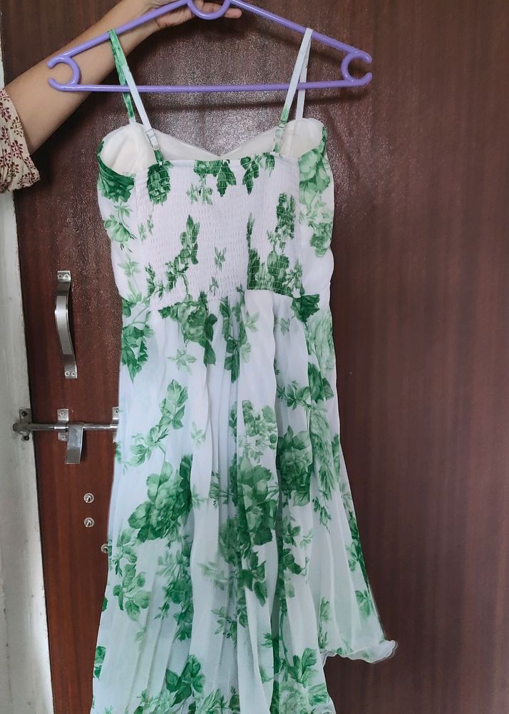 Sleeveless Floral Dress