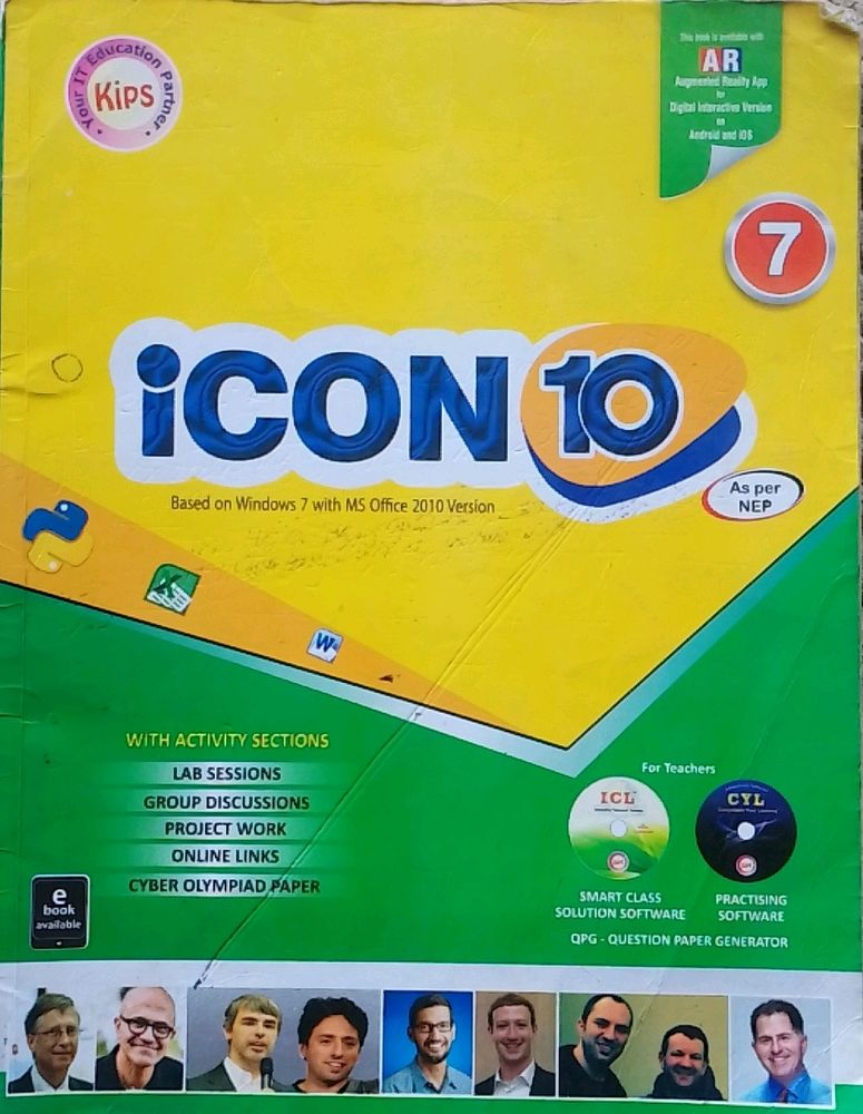 ICON 10 FOR CLASS 7TH.