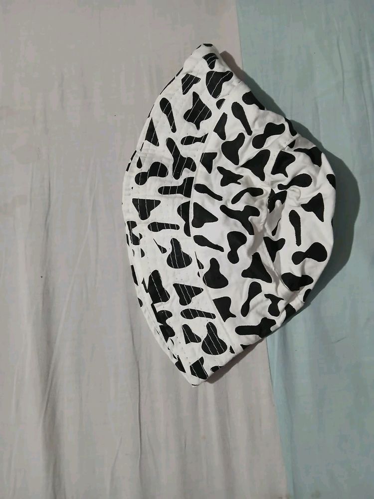 Cow Print Bucket Cap