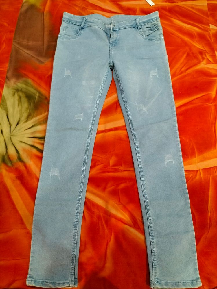 Ice Blue Jeans