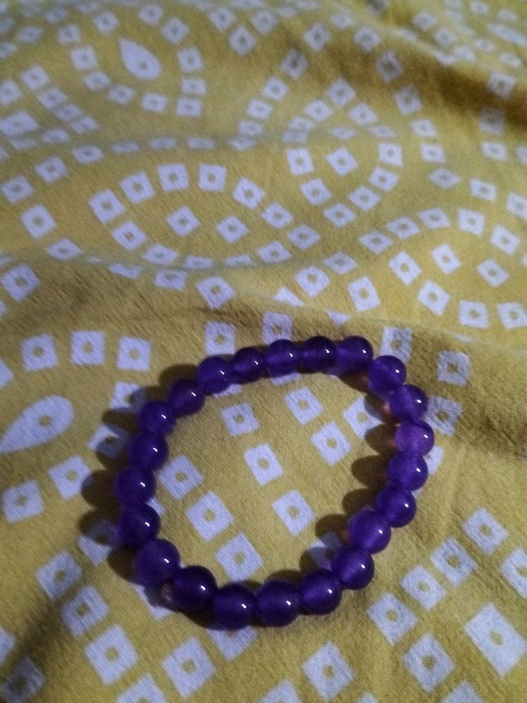 Amethyst Semi Crystal Bracelet For Mental Health