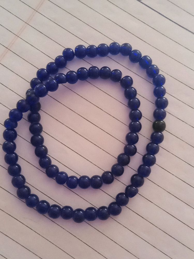 Blue Beeds Bracelet For Men