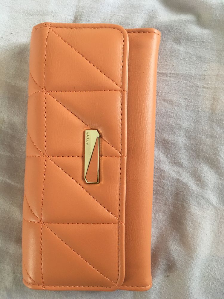 Stylish Peach Color Purse