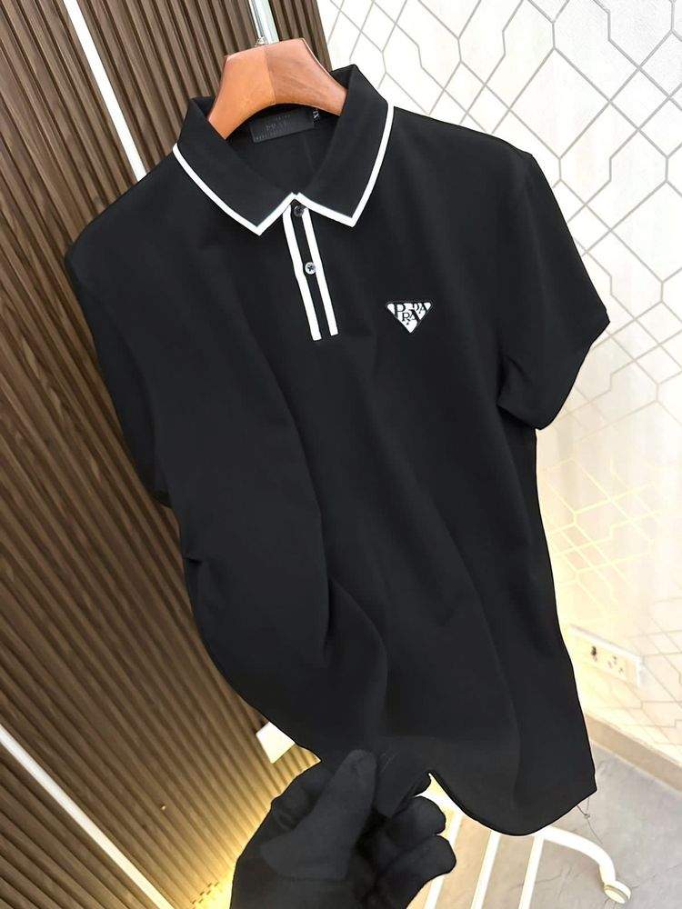 Men’s Prada Premium Black Polo Tshirt