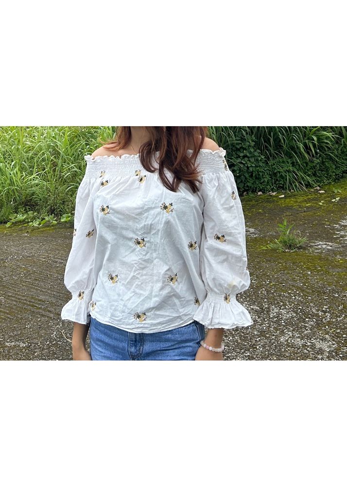 Cotton Off Shoulder Tops