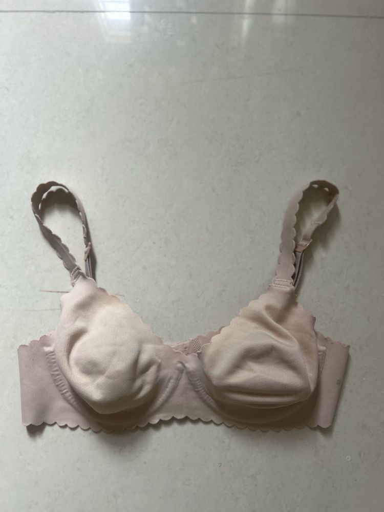 Beige Non-Padded Underwired Bra