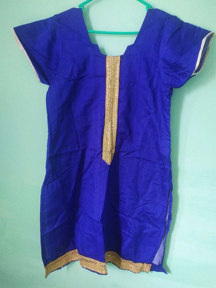 Silk Cotton Chudidar Top