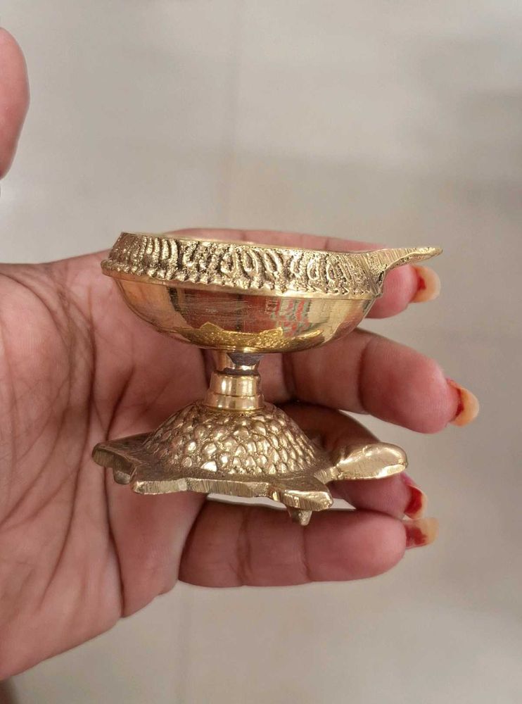 2pc Brass Diya