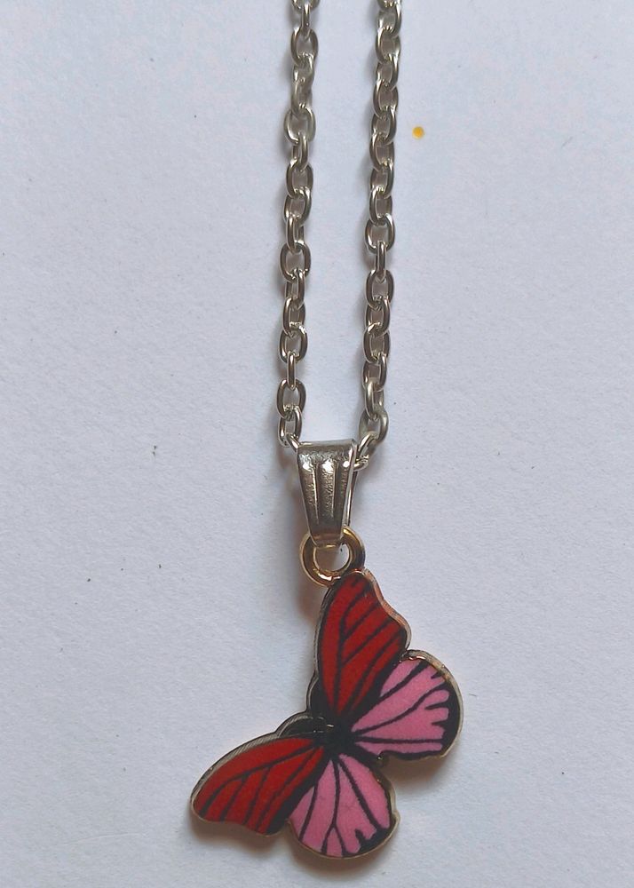 Butterfly 🦋 Pendent With Chain