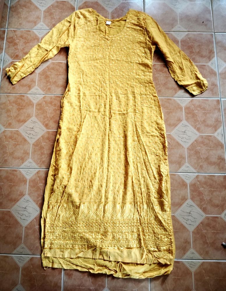 Beautiful Yellow Kurti💛