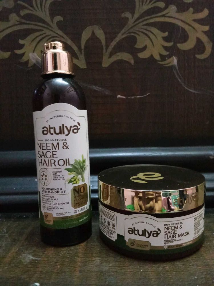 Atulya Hair Oil And Mask Combo