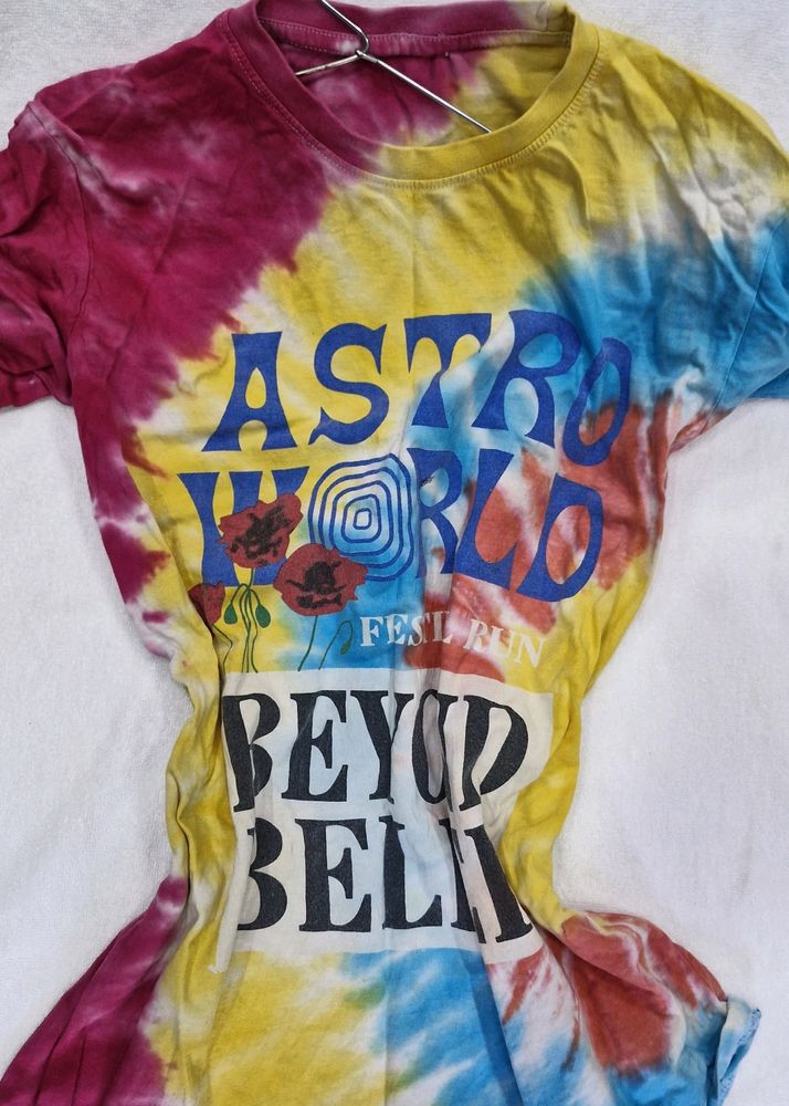 Astro World Tie Dye Tshirt