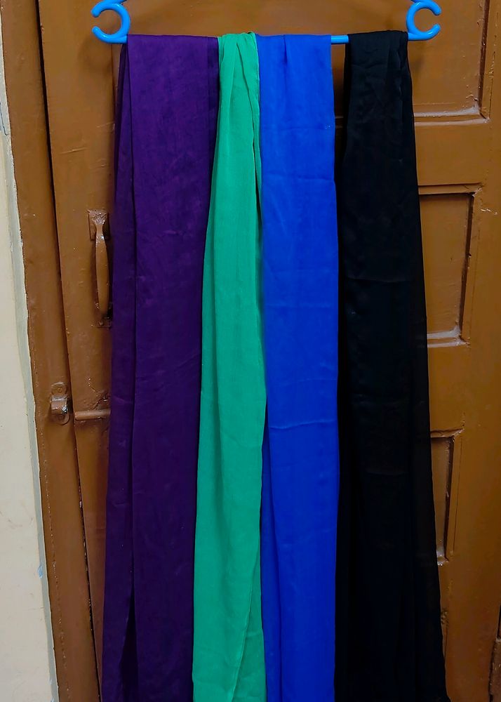 Combo Of Four Polyester Dupattas