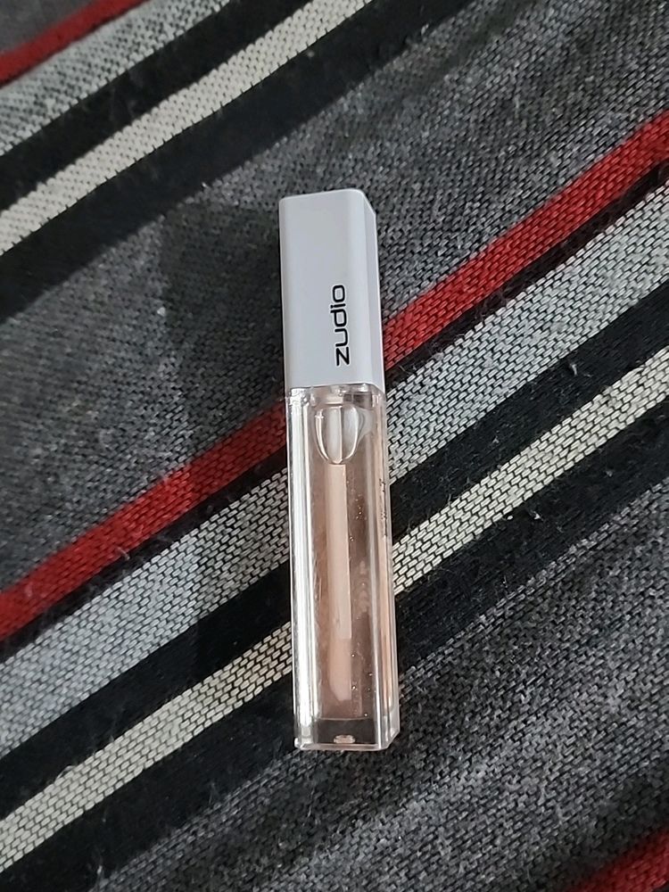 Zudio Lipgloss, Shade Peach Crystal