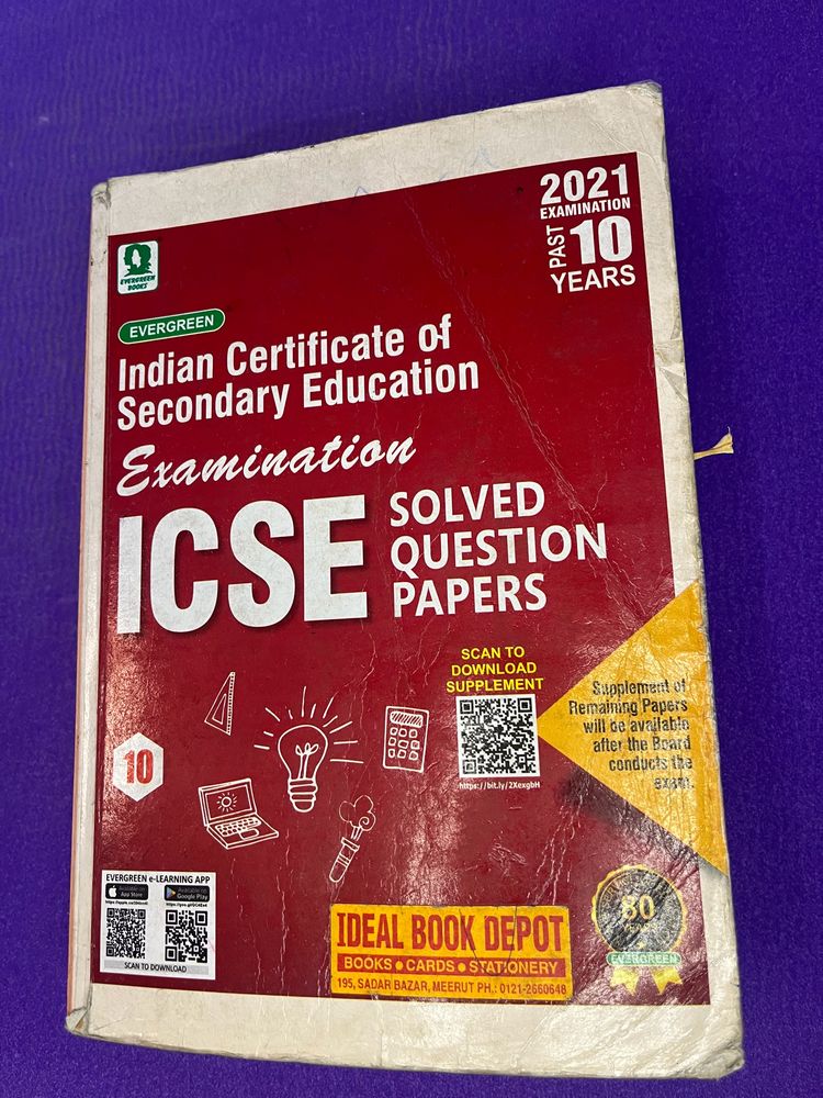 Icse Class 10 Previous Year Papers