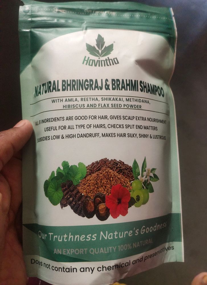 Natural Bringraj And Brahmi Shampoo