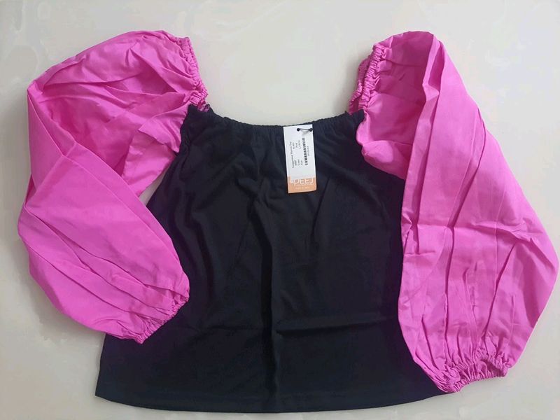 Cute PINK Top Size Large Bust 36"