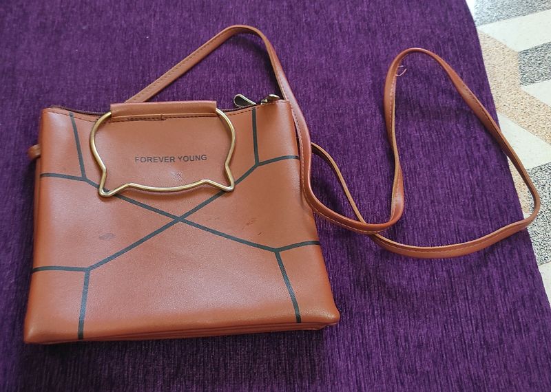 Sling Bag With Cute Handles