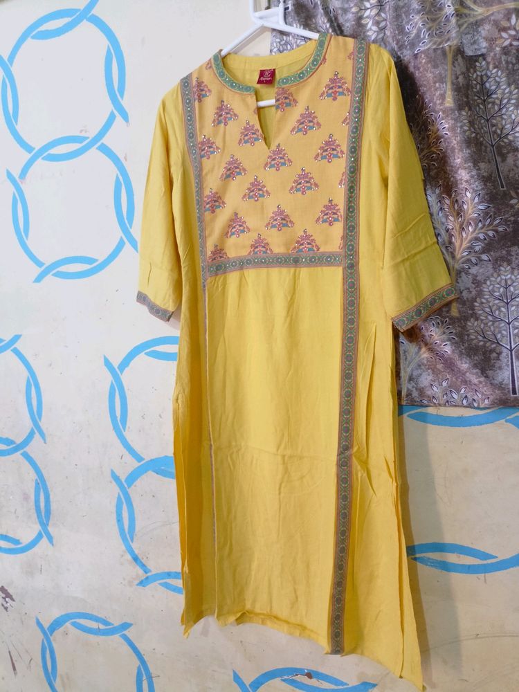 Straight Marbadi Design Kurta