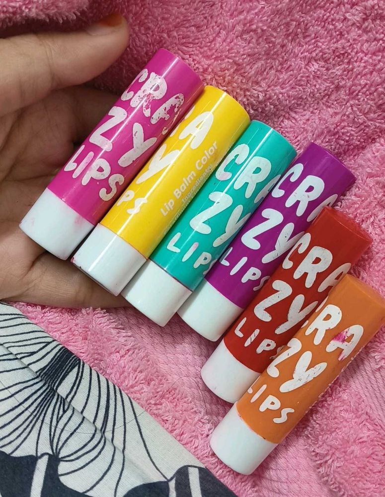 Crazy Lips Lip Balm Pack Of 6