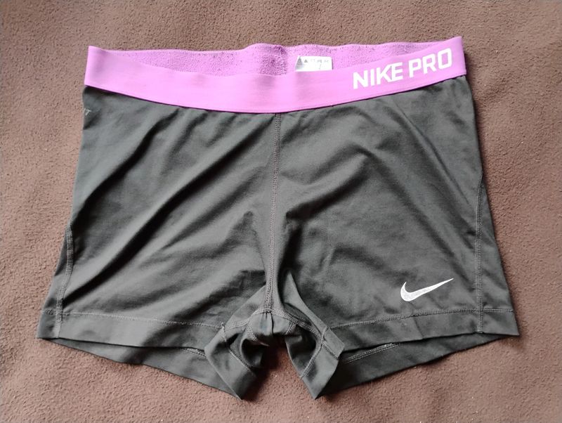 Nike Purple Waist Band Yoga Shorts