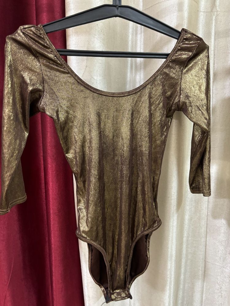 Shinny Golden Bodysuit