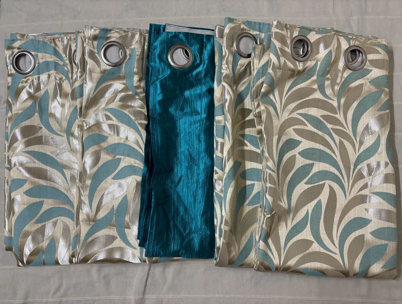 Silk Curtains 4 Tone (5 pieces)