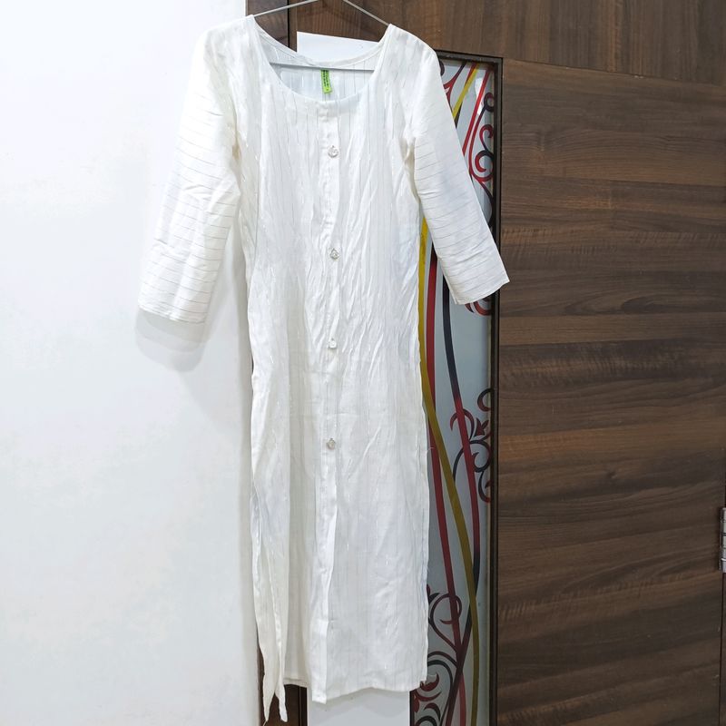 White Kurti