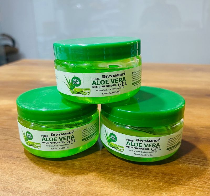 Pack Of 3 Aloe Vera Gel Brand New