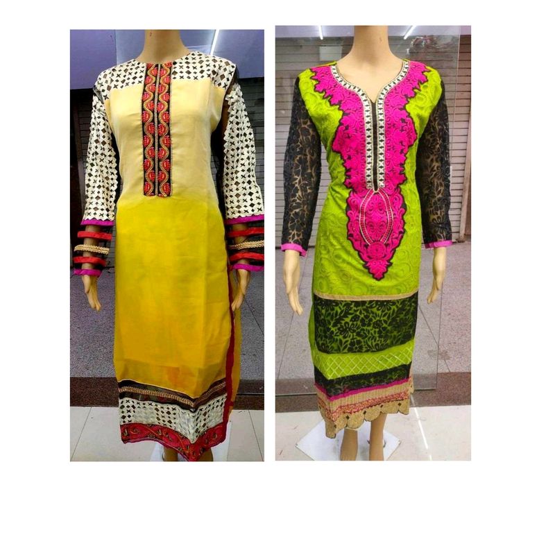 Women's Combo Long Kurti 😍😍