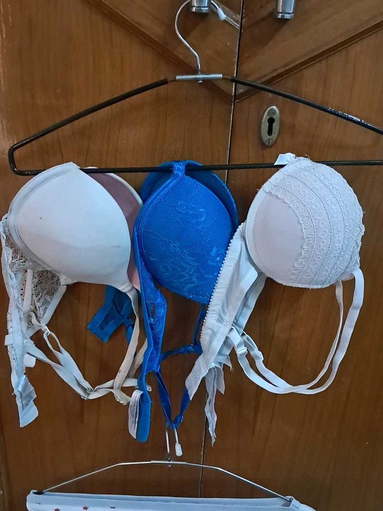 Combo Of Four Imported Fabric Bra N Panty