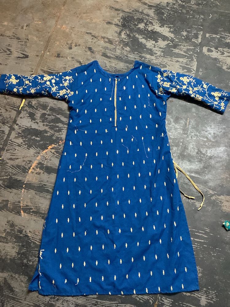 SYNTHETIC FESTIVE KURTI