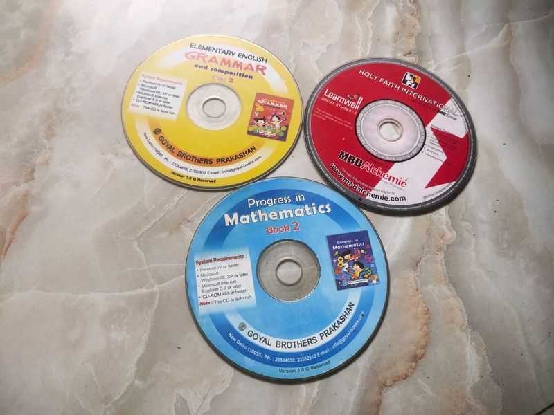 Class2 CBSE CDs ( Maths,Grammar,SocialScience)