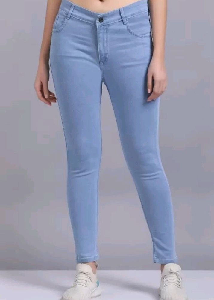 Sky Blue Jeans For Myntra